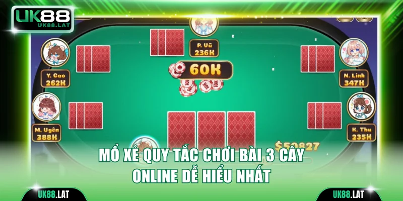 Mổ xẻ quy tắc chơi bài 3 cây online dễ hiểu nhất